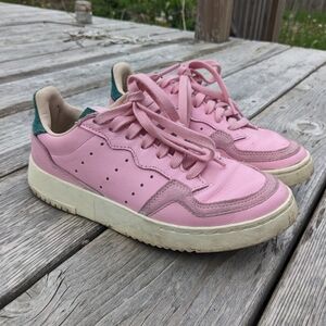 Pink Adidas Supercourt Sneakers